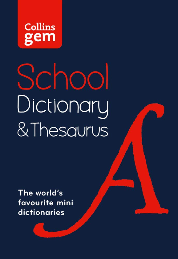 Паперова книга «Collins Gem School Dictionary & Thesaurus» - фото №1