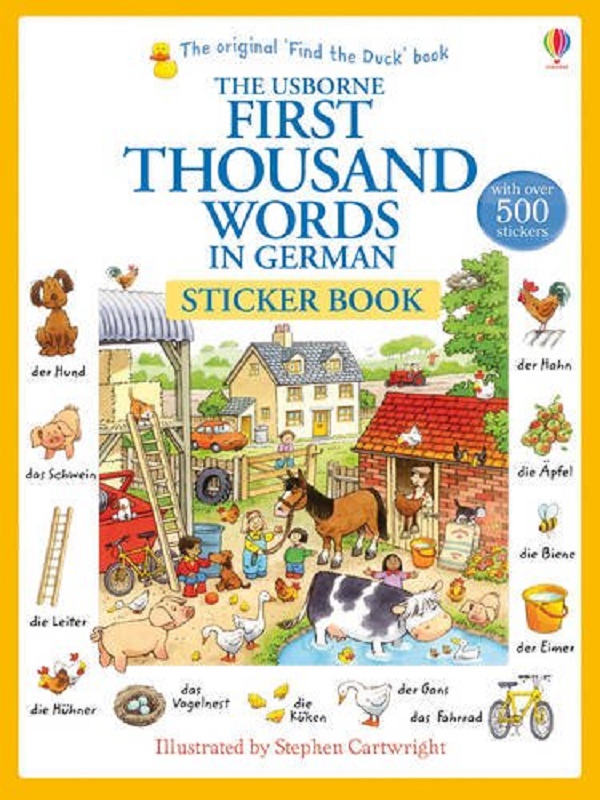 Паперова книга «First 1000 Words in German. Sticker Book » - фото №1
