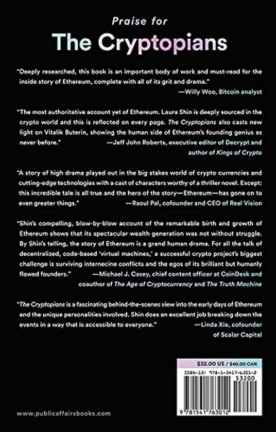 Бумажная книга «The Cryptopians», автор Лаура Шин - фото №1
