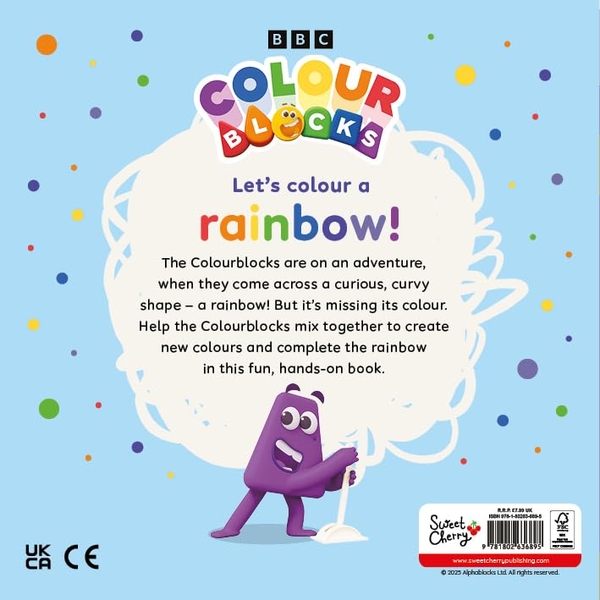 Бумажная книга «Colourblocks: The Colours of the Rainbow», автор Колорблокс - фото №1