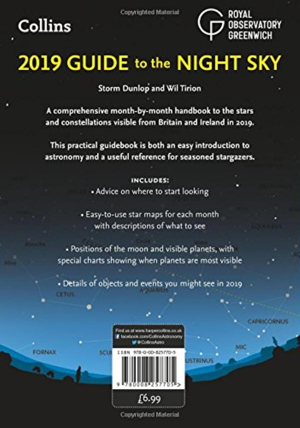 Бумажная книга «2019 Guide to the Night Sky: Bestselling month-by-month guide to exploring the skies above Britain and Ireland» - фото №1