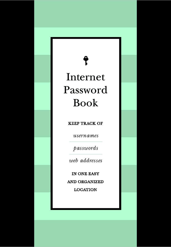 [object Object] «Internet Password Book. Keep Track of Usernames, Passwords, and Web Addresses in One Easy and Organized Location» - фото №1