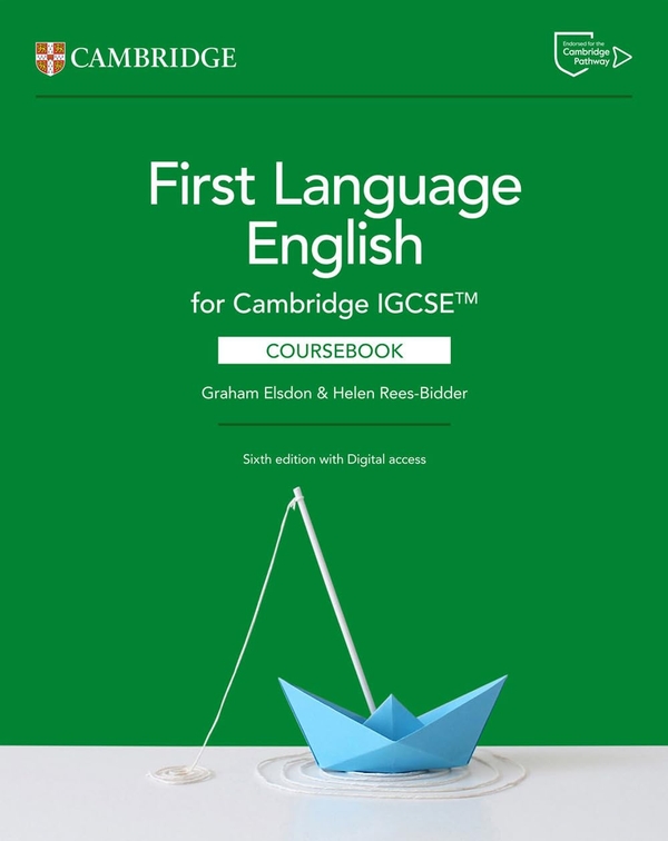 Паперова книга «Cambridge IGCSE™ First Language English Coursebook with Digital Access (2 Years)», авторів Грем Елсдон, Хелен Ріс-Біддер - фото №1