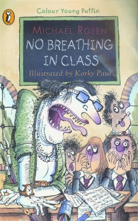 Паперова книга «No Breathing in Class», автор Майкл Розен - фото №1