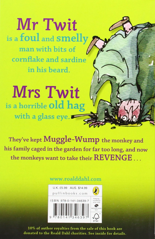 Бумажная книга «The Twits», автор Роальд Даль - фото №1