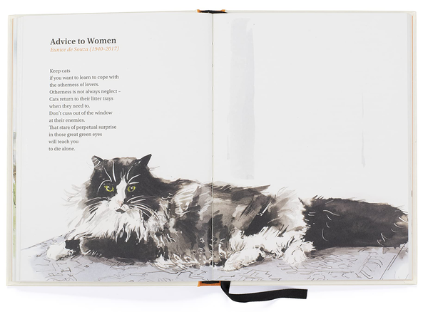 Бумажная книга «The Book of Cat Poems», автор Ана Сэмпсон - фото №1