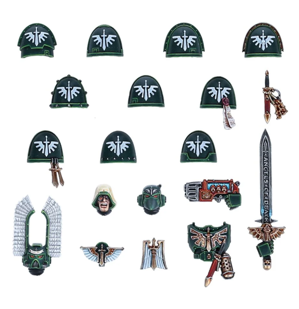  «Набор для сборки миниатюры Games Workshop Warhammer 40,000 Dark Angels Upgrade (99070101014)», бренду Games Workshop - фото №1