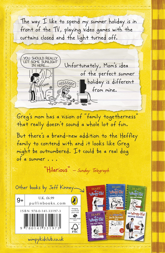 Бумажная книга «Diary of a Wimpy Kid. Dog Days (Book 4)», автор Джефф Кинни - фото №1