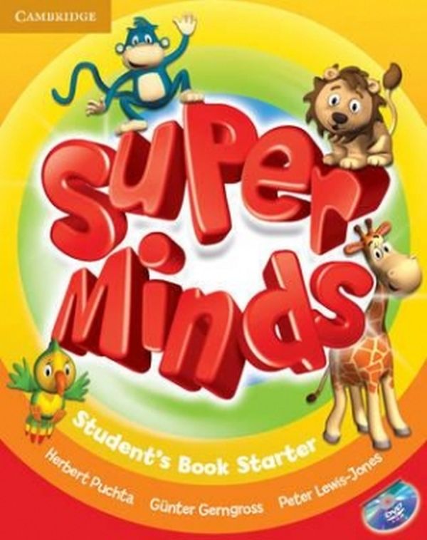 [object Object] «Super Minds Starter Students Book including Lessons Plus for Ukraine (+ DVD-ROM)», авторів Гюнтер Гернгросс, Пітер Льюїс-Джонс, Герберт Пухта - фото №1