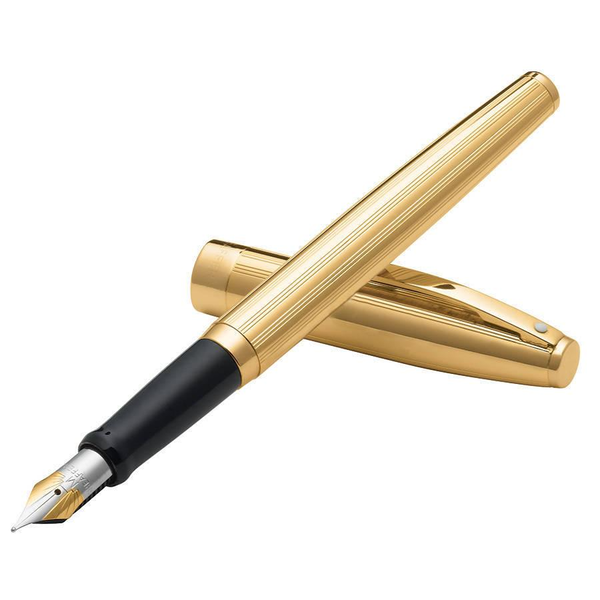 Товар «Перьевая ручка Sheaffer Sagaris Fluted Gold (Sh947404)», бренда Sheaffer - фото №1