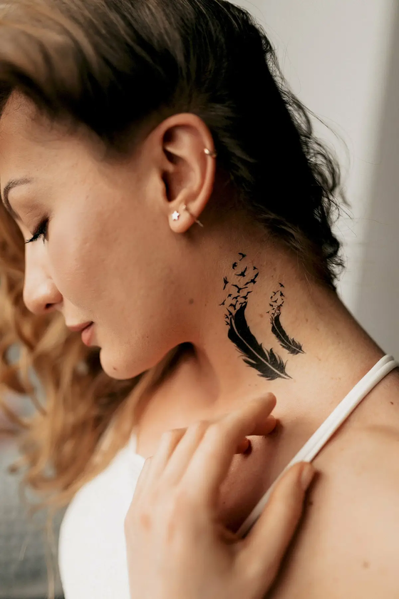 «Тимчасове тату Tattooshka 3 пера (X-096)», бренда Tattooshka - фото №1