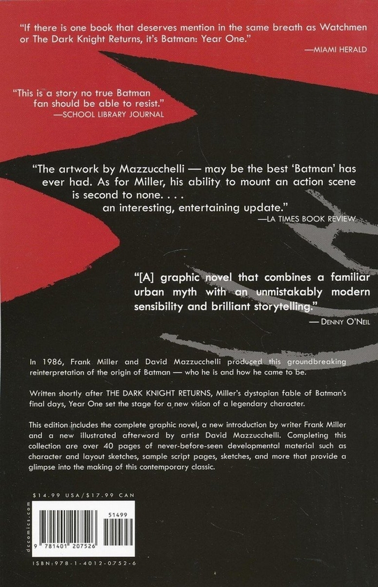 洋書 THE BATMAN YEAR ONE Книга «Batman. Year One» – Фрэнк Миллер, купить по цене 1115 на