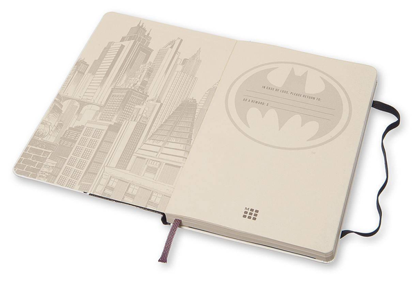  «Записная книжка Moleskine Batman Белая в линию LEBA01QP060 (805-22-0440-093-5, 8052204400935, LEBA01QP060)», бренда Moleskine - фото №1