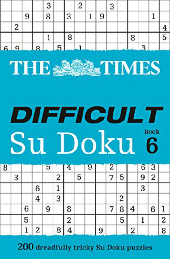 Бумажная книга «The Times Difficult Su Doku Book 6» - фото №1