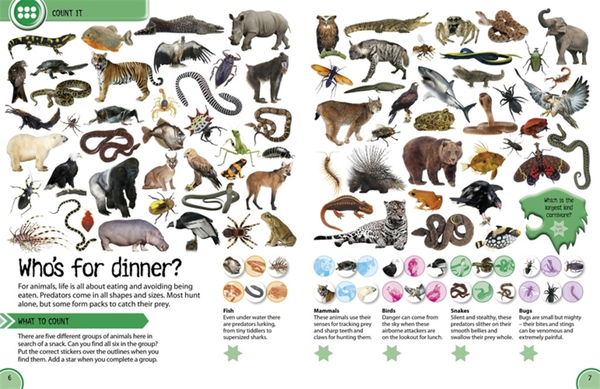 [object Object] «Sticker Activity. Deadly Animals» - фото №2 - миниатюра