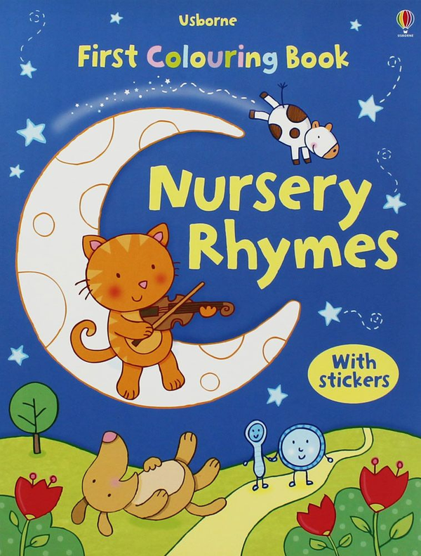Бумажная книга «First colouring book. Nursery rhymes» - фото №1
