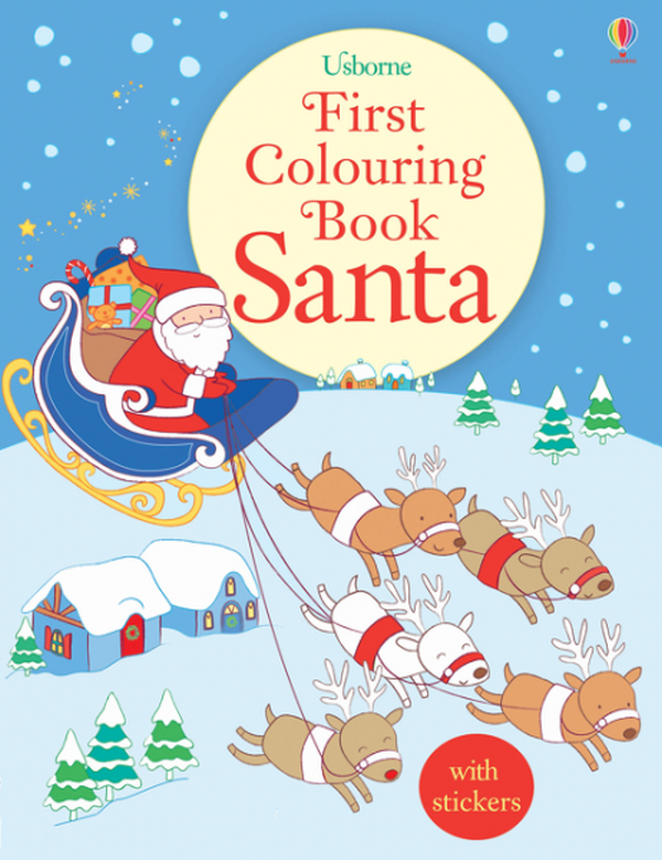 Паперова книга «First colouring book. Santa», автор Джессіка Грінвелл - фото №1