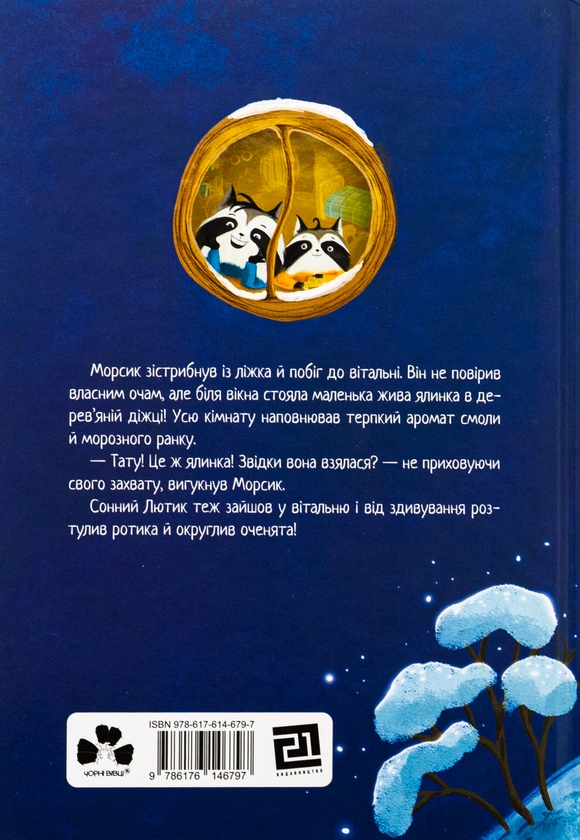 Книга «Різдвяний настрій єнотів-бешкетників, або Як Морсик диво