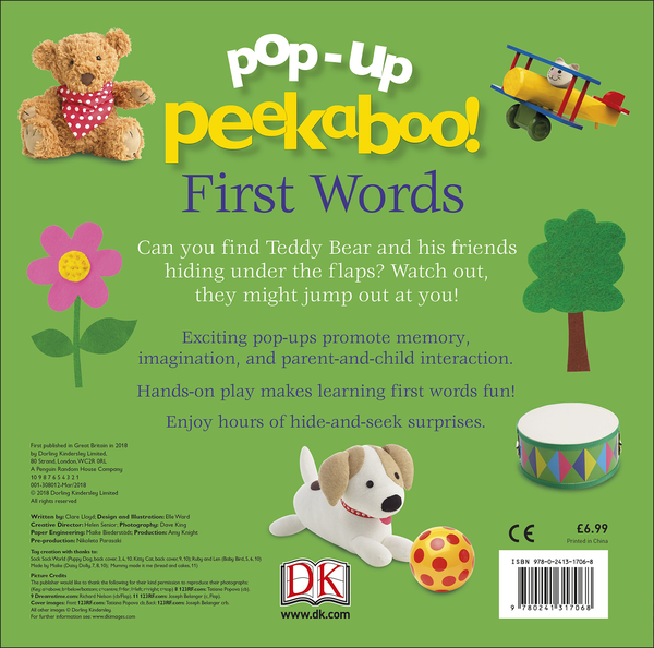 Бумажная книга «Pop-Up Peekaboo! First Words» - фото №1