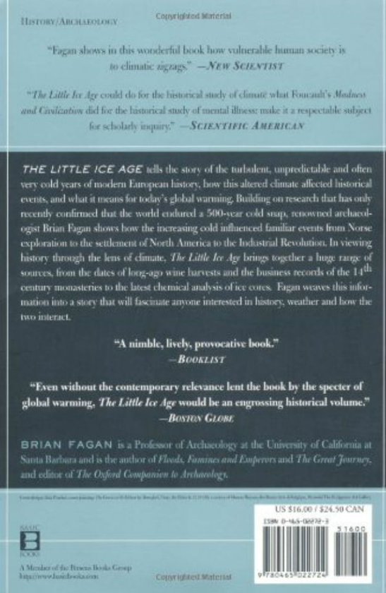 Бумажная книга «The Little Ice Age», автор Брайан Фаган - фото №1