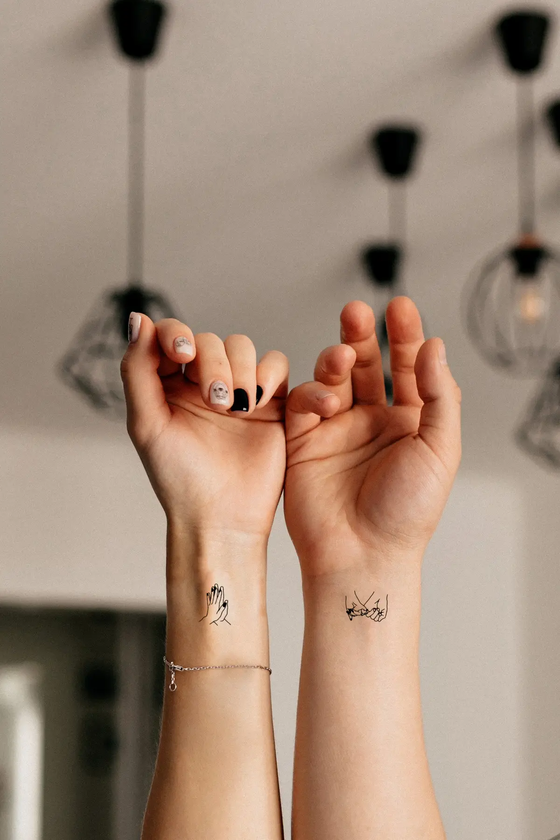 «Тимчасове тату Tattooshka Ніжні дотики (HC-231)», бренда Tattooshka - фото №1