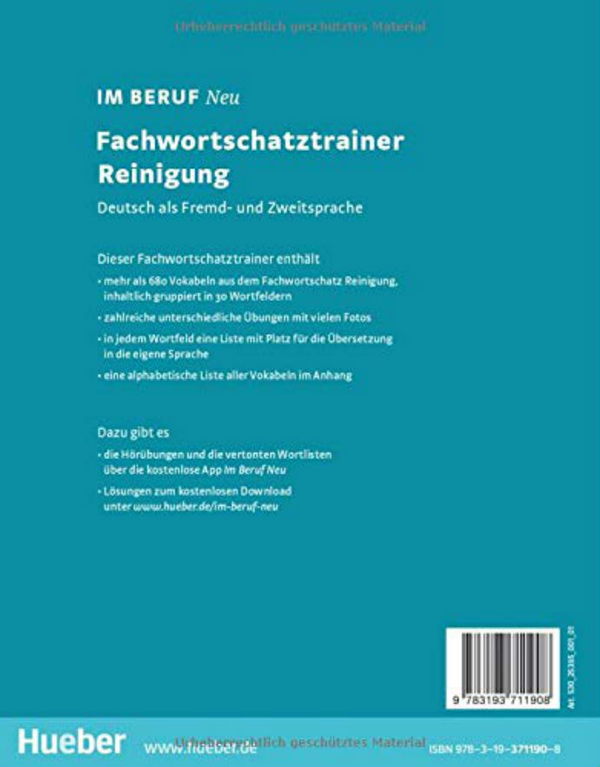 [object Object] «Im Beruf Neu: Fachwortschatztrainer Reinigung», автор Моніка Тевіс - фото №2 - мініатюра