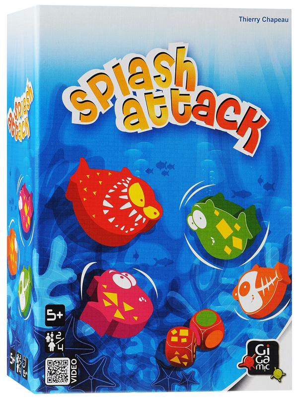  «Настільна гра Gigamic Splash Attack (20134)», бренду Gigamic - фото №1