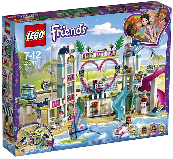  «Конструктор LEGO Friends Курорт Хартлейк-Сіті 1017 деталей (41347)», бренду LEGO - фото №1