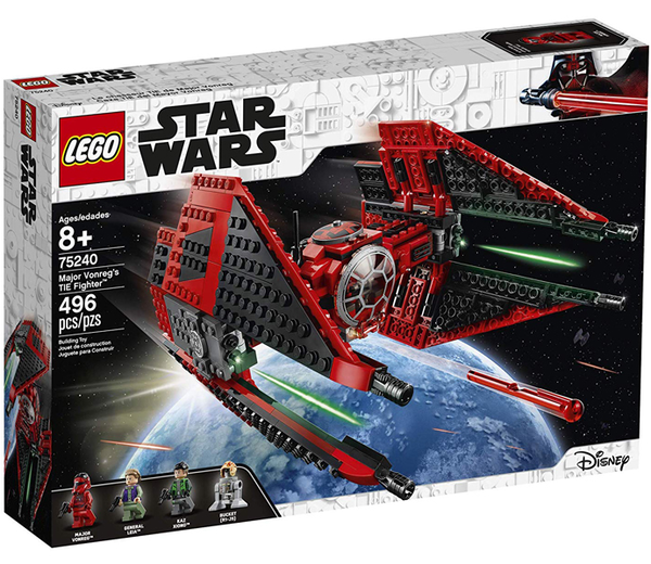  «Конструктор LEGO Star Wars Истребитель СИД майора Вонрега 496 деталей (75240)», бренда LEGO - фото №1
