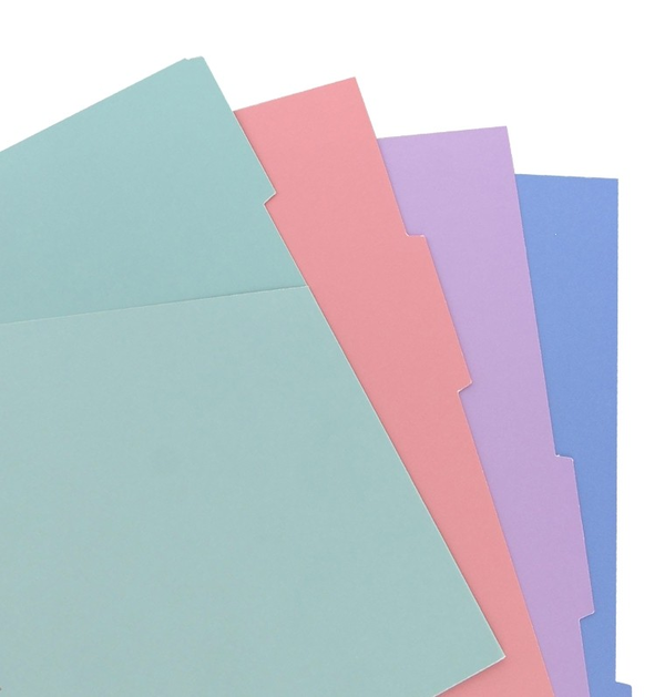  «Разделители для блокнота Filofax A5 Pastel (152015)», бренда Filofax - фото №1