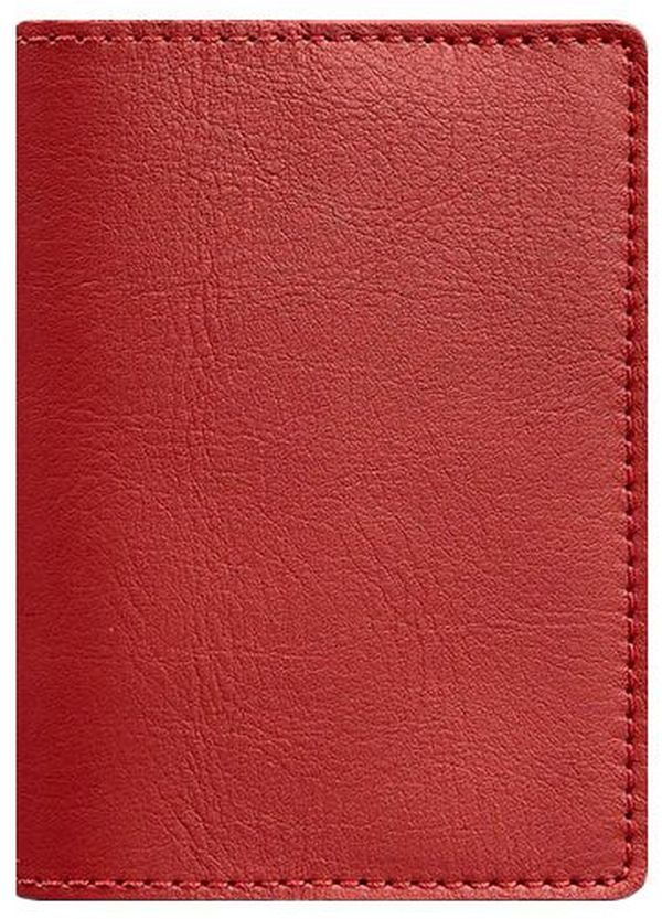 «Обложка для паспорта BlankNote 1.3 Красная (BN-OP-1-3-red)», бренда BlankNote - фото №1