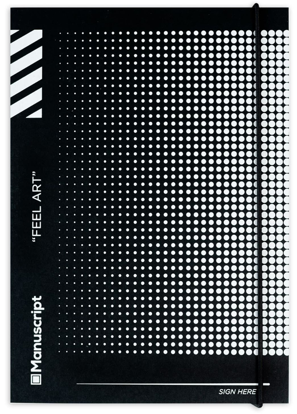 «Скетчбук Manuscript Off-black Dot Plus (4822948200047)», бренду Manuscript - фото №1