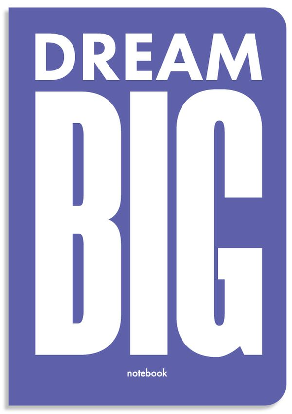  «Блокнот Dream BIG Cиний (orner-1286)», бренда Orner - фото №1