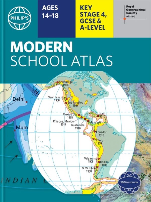 Бумажная книга «Philip's RGS Modern School Atlas » - фото №1
