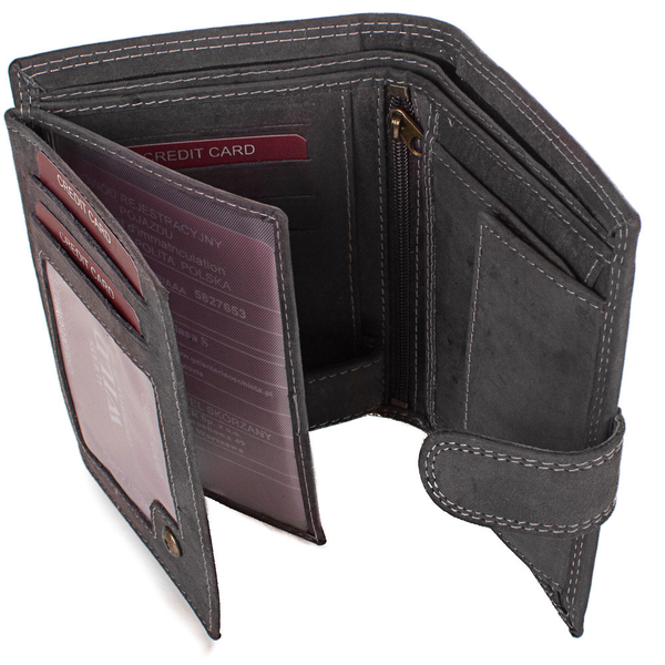 «Кошелек мужской кожаный Always Wild (DNKN4L-MHU-black)», бренду Always Wild - фото №1