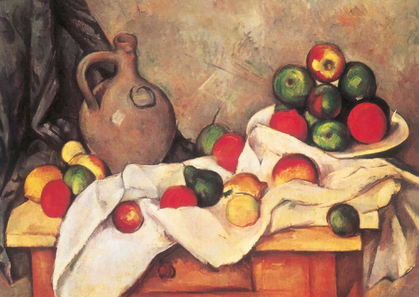  «Открытка Tushita Paul Cezanne Still Life with Curtain Jug and Compotier», бренда Tushita - фото №1