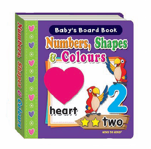 Бумажная книга «Baby's Board Books. NEW Numbers, Shapes & Colours» - фото №1