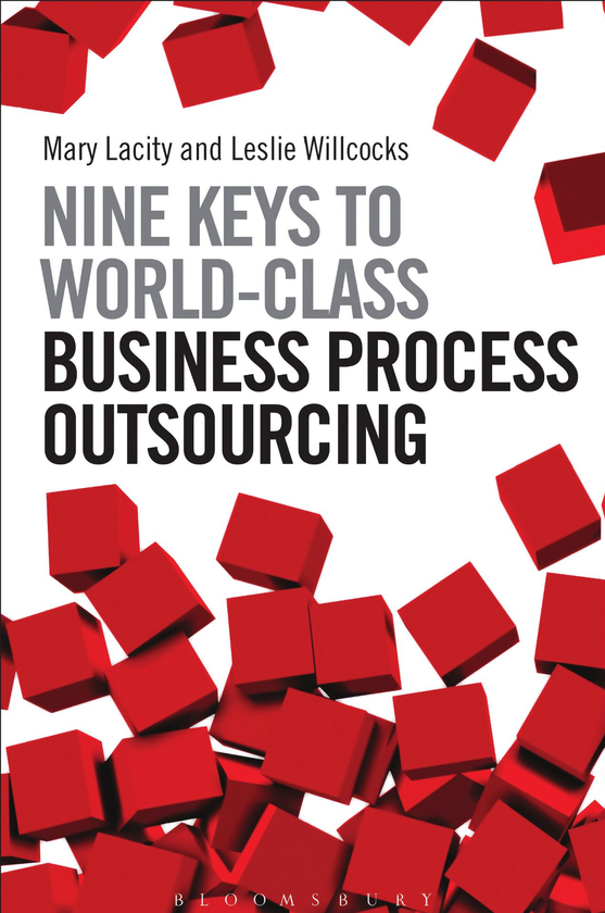 Паперова книга «Nine Keys to World-Class Business Process Outsourcing», авторів Мері Лейсіті, Леслі Уіллкокс - фото №1