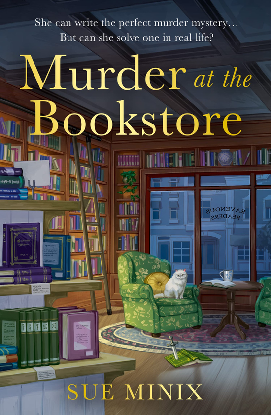 Паперова книга «Murder at the Bookstore», автор Сью Мінікс - фото №1