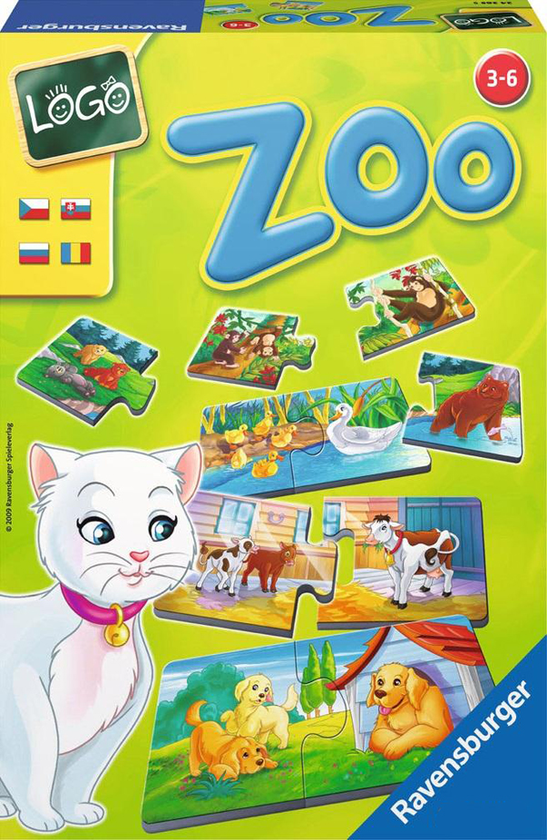  «Настольная игра Ravensburger Зоопарк (RSV-243655)», бренда Ravensburger - фото №1