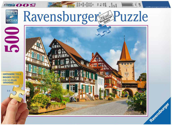  «Пазл Ravensburger Генгенбах, Германия 500 элементов (RSV-136865)», бренда Ravensburger - фото №1