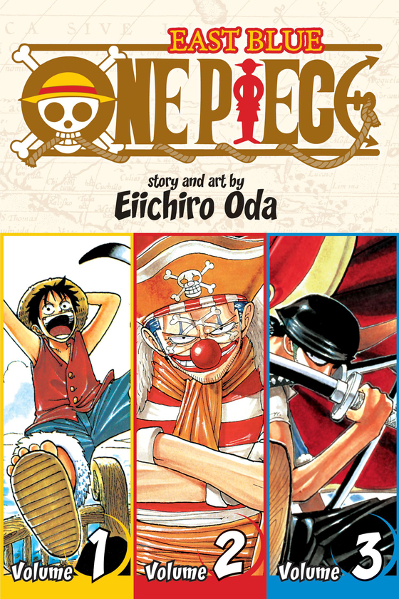 Книга «One Piece. 3-in-1 Edition. Volume 1» – Еїтіро Ода, купити