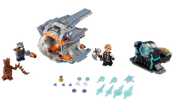  «Конструктор LEGO Super Heroes Marvel У пошуках зброї Тора 223 деталі (76102)», бренду LEGO - фото №1
