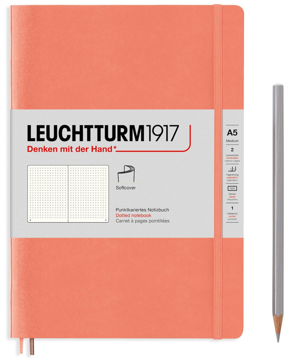  «Блокнот Leuchtturm1917 Muted Colours Точка Оранжевый (361596)», бренда Leuchtturm1917 - фото №1