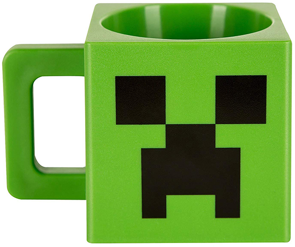  «Кружка JINX Minecraft Creeper Face Plastic 290 мл (JINX-4601)», бренда JINX - фото №1
