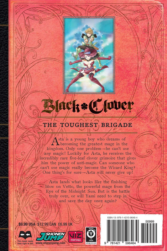 Бумажная книга «Black Clover. Volume 9», автор Юки Табата - фото №1