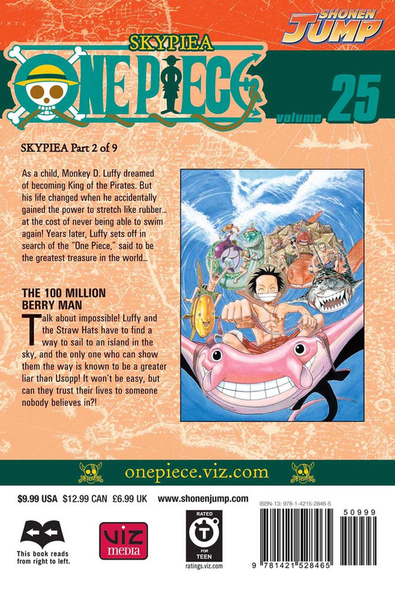 Паперова книга «One Piece. Volume 25», автор Еїтіро Ода - фото №1
