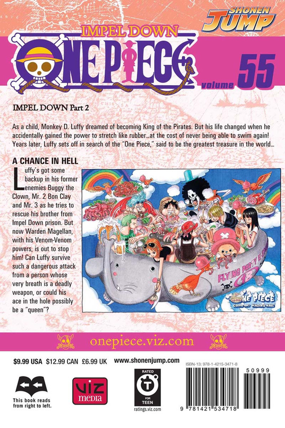 Книга «One Piece. Volume 55» – Еїтіро Ода, купити за ціною 717 на