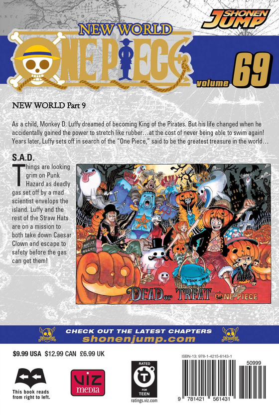 Паперова книга «One Piece. Volume 69», автор Еїтіро Ода - фото №1