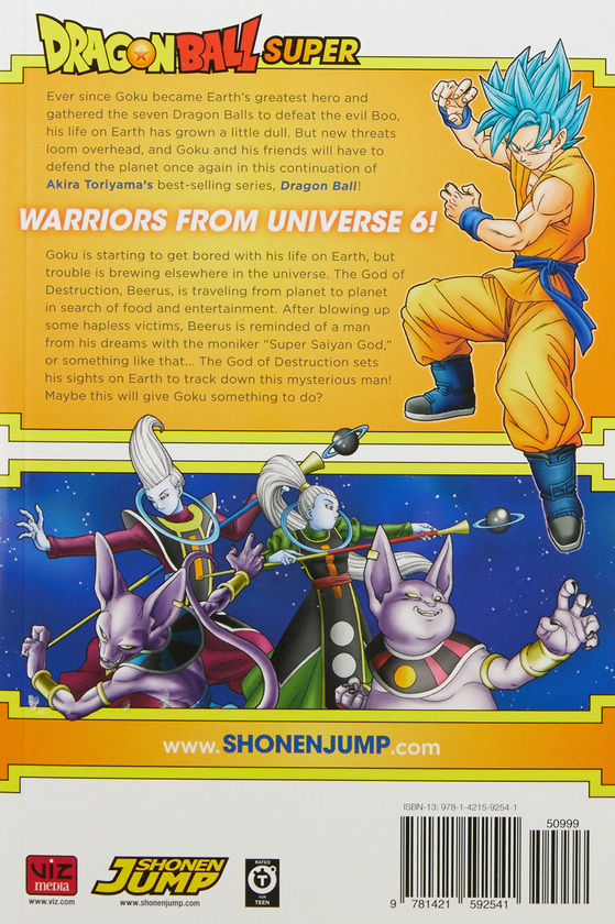 Паперова книга «Dragon Ball Super. Volume 1», автор Акіра Торіяма - фото №1